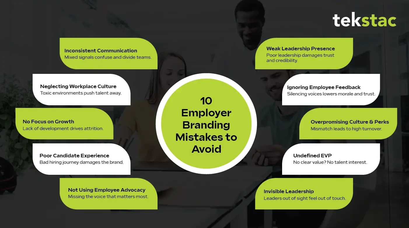 10 Employer Branding Mistakes to Avoid in 2025 - Tekstac