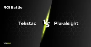 Tekstac vs Pluralsight ROI Comparison
