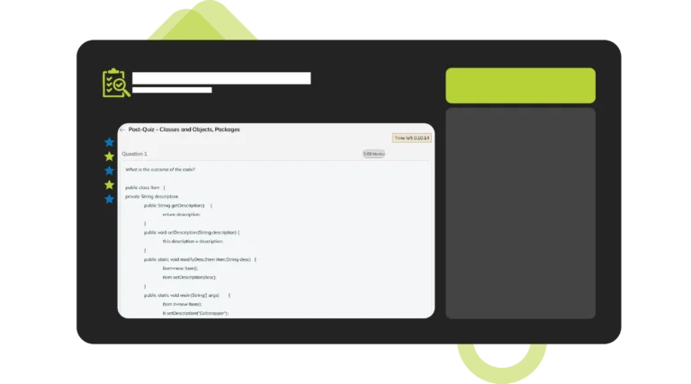 Tekstac's Auto-evaluated Skill Assessments deliver instant insights into learner proficiency