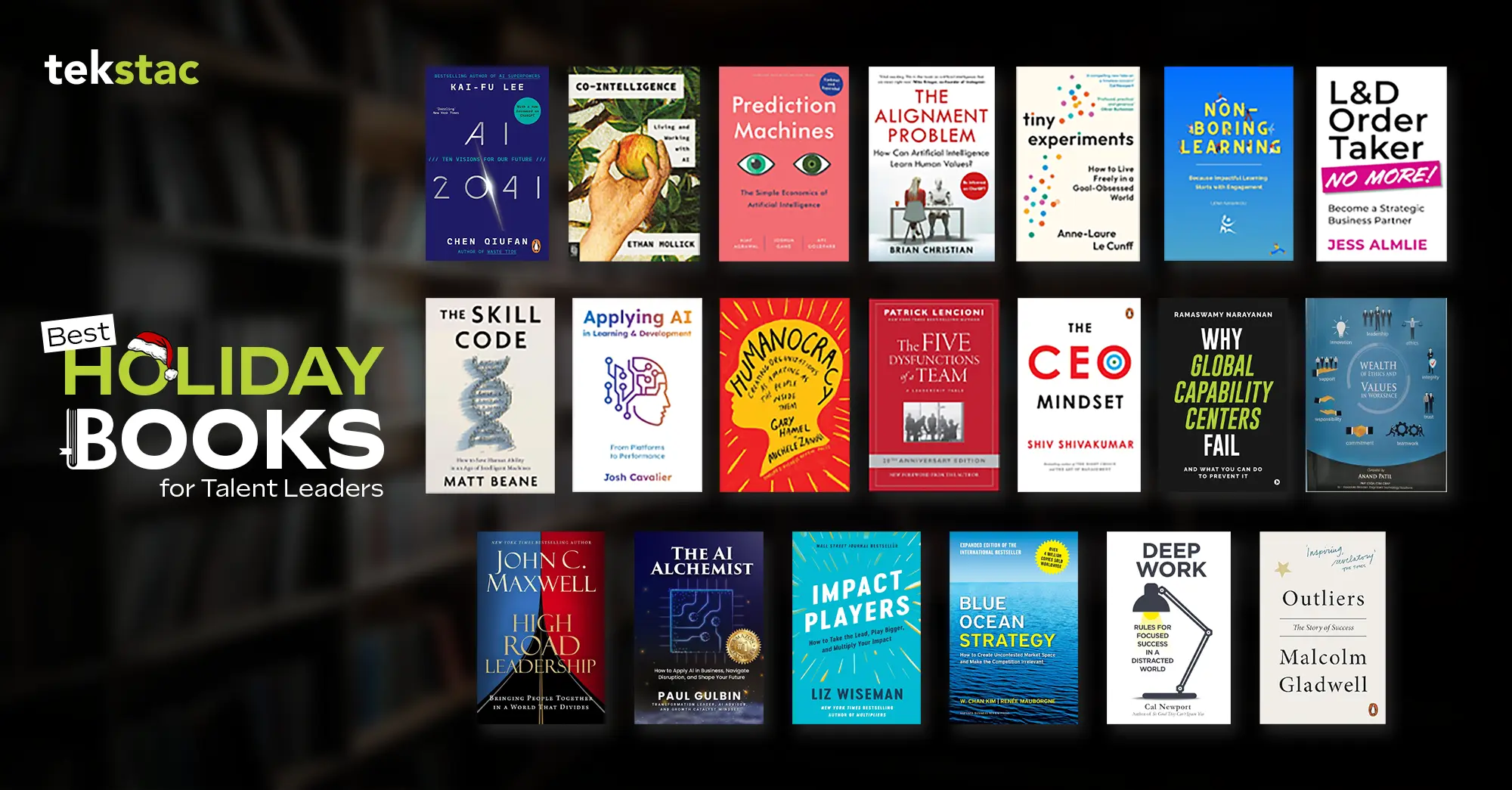 20 Best Holiday Books for Talent Leaders - Tekstac
